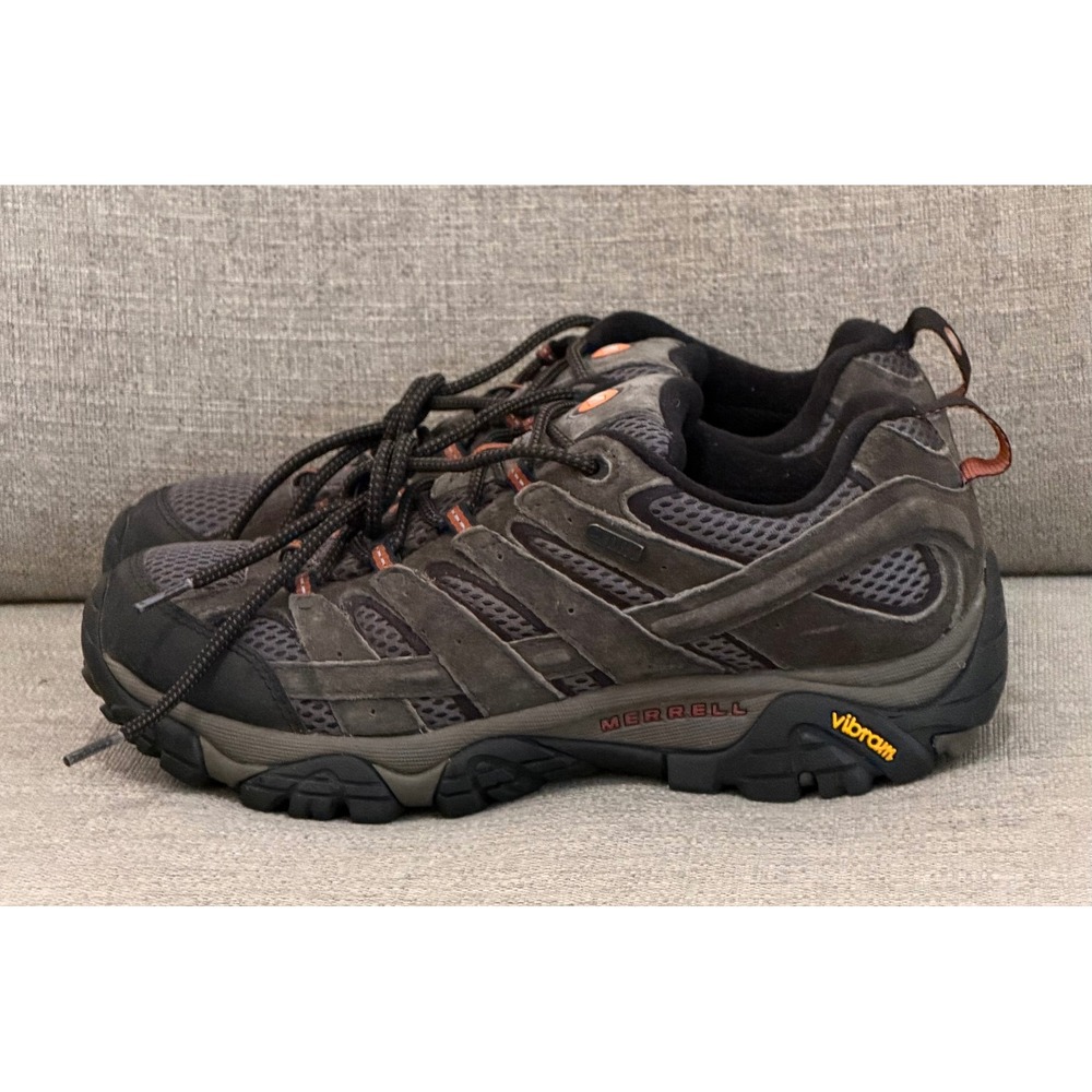 Merrell Moab 2 Waterproof Hiking Shoes Mens sz 8 Vibram Low Gorpcore Trail